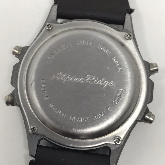 Alpine Ridge Chronograph Mens Wrist Watch 30M Alarm Water Resist - Picture 5 of 7
